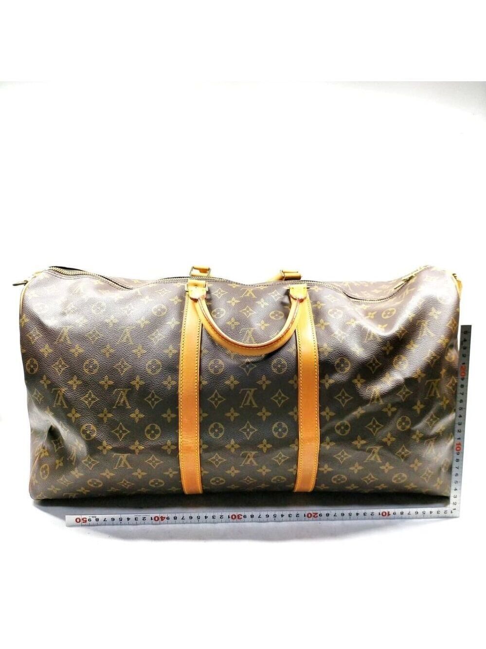Louis Vuitton LV Boston Bag Keepall Bandouliere 60 Brown Monogram 630-052525 - Picture 2 of 13